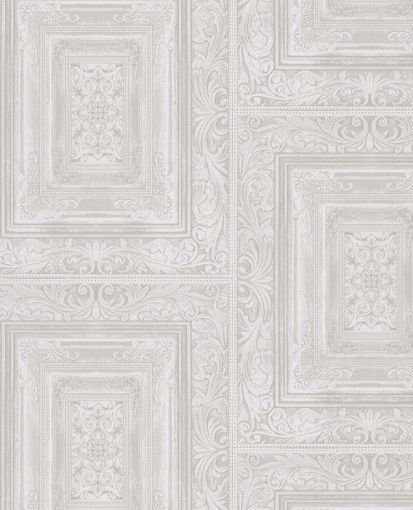 Olsson Off White Wood Panel Wallpaper by Eijffinger Eijffinger Web Only Covers about 56.4 square feet 20.5-in by 33-ft long roll Unpasted 25.2 - Fabric Carolina -