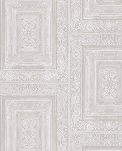 Olsson Off White Wood Panel Wallpaper by Eijffinger