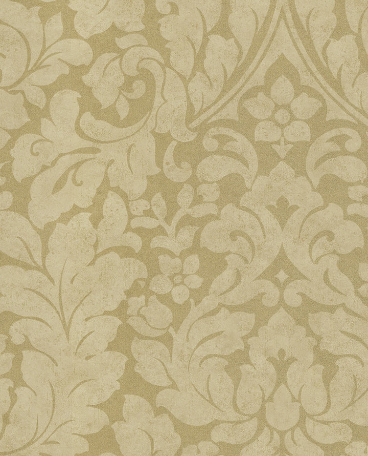 Arvid Beige Damask Wallpaper by Eijffinger Eijffinger Web Only Covers about 73.7 square feet 26.8-in by 33-ft long roll Unpasted 25.2 - Fabric Carolina -