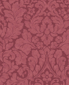 Arvid Maroon Damask Wallpaper by Eijffinger