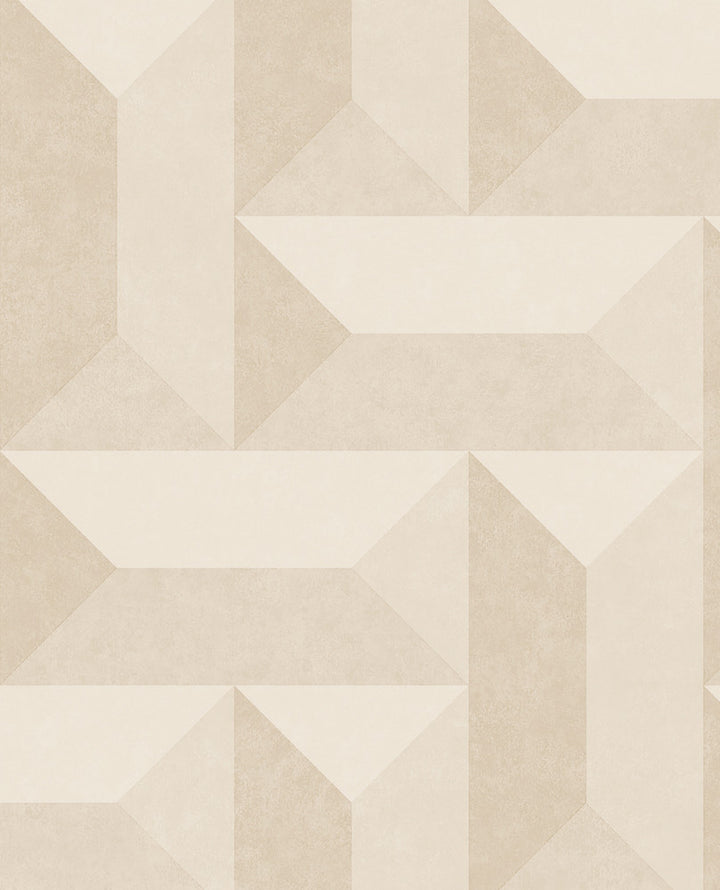 Sigge Bone Geometric Wallpaper by Eijffinger Eijffinger Web Only Covers about 56.4 square feet 20.5-in by 33-ft long roll Unpasted 20.5 - Fabric Carolina -