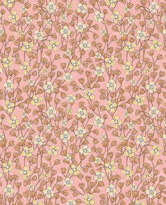 Maja Pink Miniature Floral Wallpaper by Eijffinger