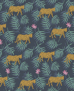 Exempel Charcoal Cheetah Wallpaper by Eijffinger