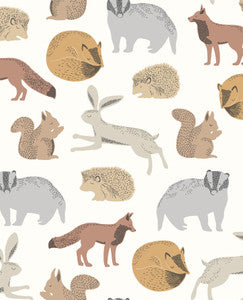 Mickel Brown Animals Wallpaper by Eijffinger