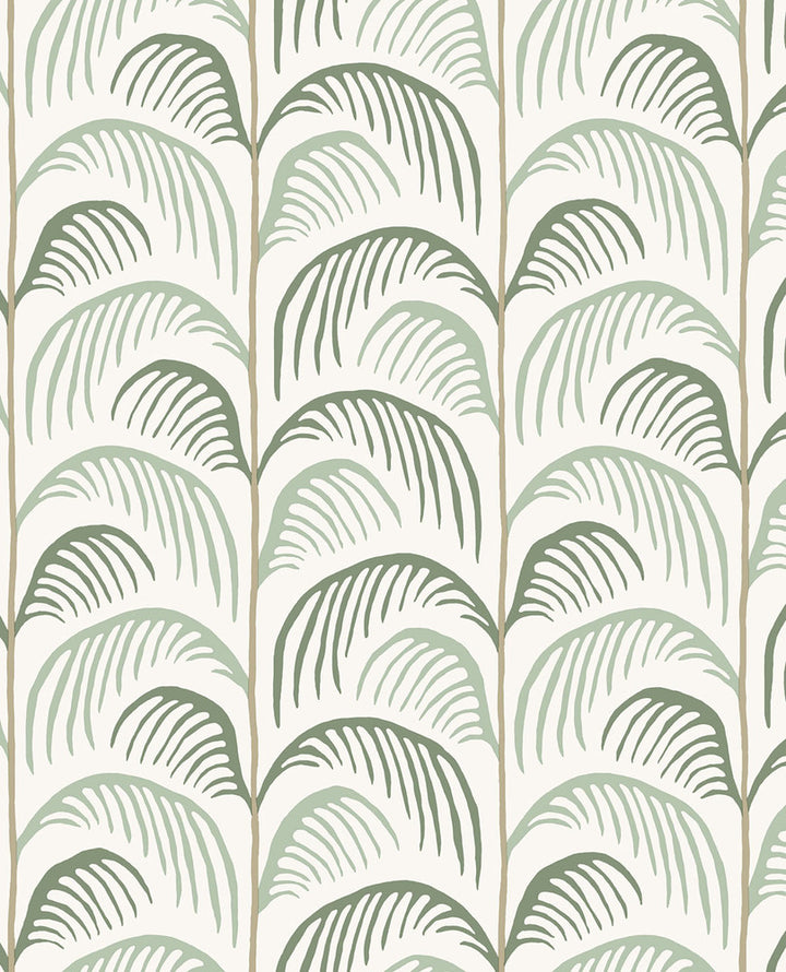 Altruria Green Tree Wallpaper by Eijffinger Eijffinger Web Only Covers about 56.4 square feet 20.5-in by 33-ft long roll Unpasted 20.9 - Fabric Carolina -