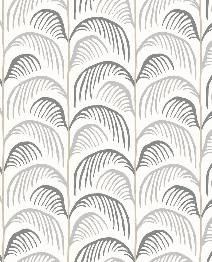 Altruria Grey Tree Wallpaper by Eijffinger Eijffinger Web Only Covers about 56.4 square feet 20.5-in by 33-ft long roll Unpasted 20.9 - Fabric Carolina -
