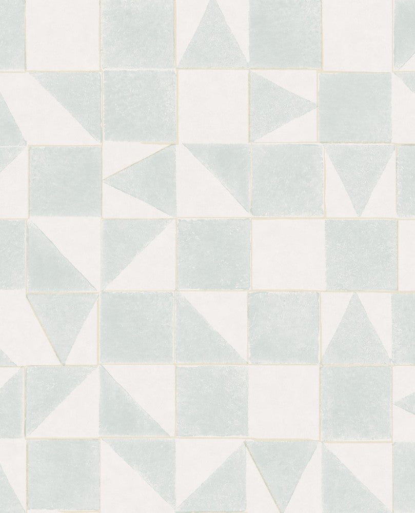Robyn Grey Geometric Wallpaper by Eijffinger Eijffinger Web Only Covers about 56.4 square feet 20.5-in by 33-ft long roll Unpasted 20.9 - Fabric Carolina -