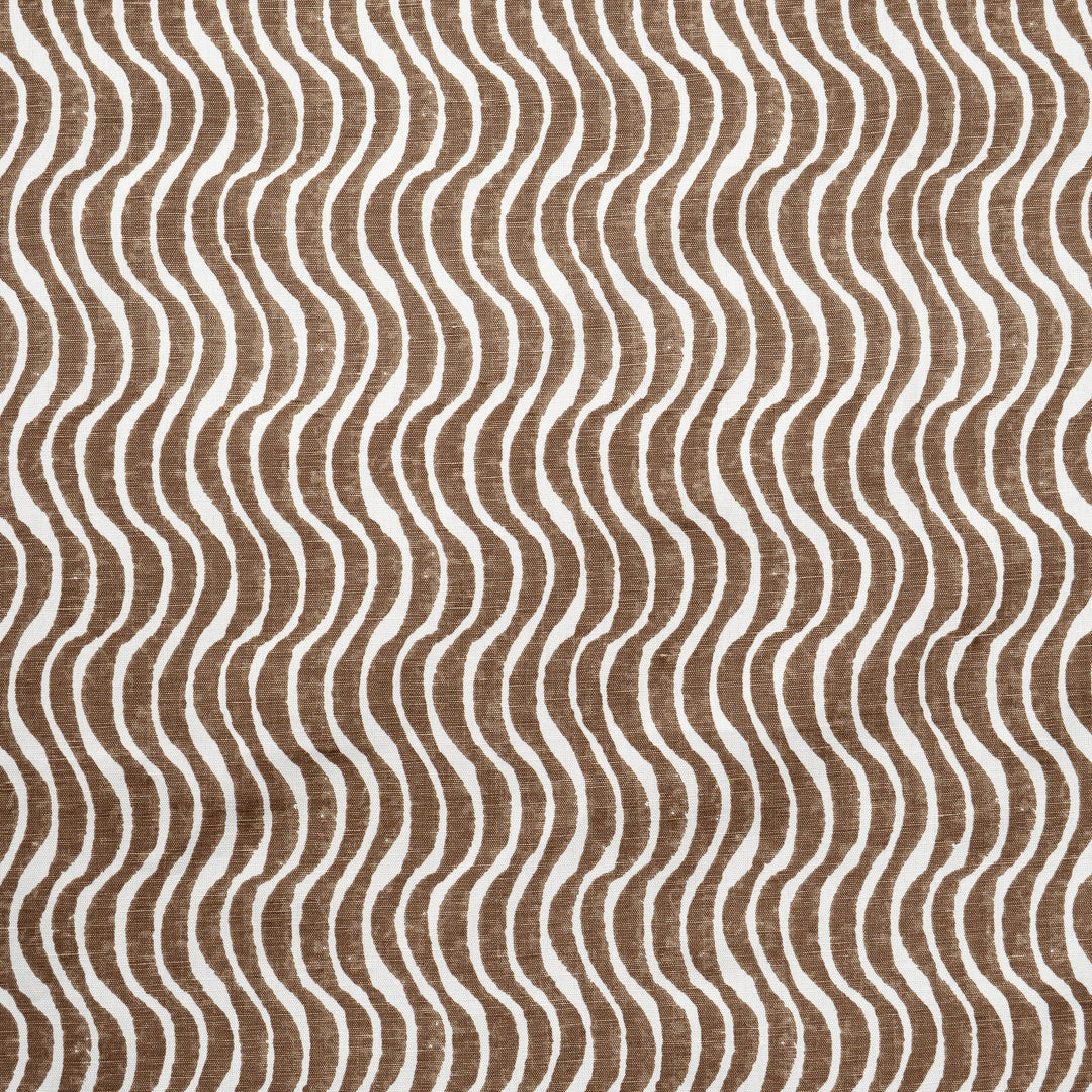 Emery # 436 Mocha by Maxwell Designer Fabric Color Theory-Vol. X Driftwood 59% COTTON 41% LINEN INDIA V-5.8" H-5.8" 54" - Swanky Fabrics -
