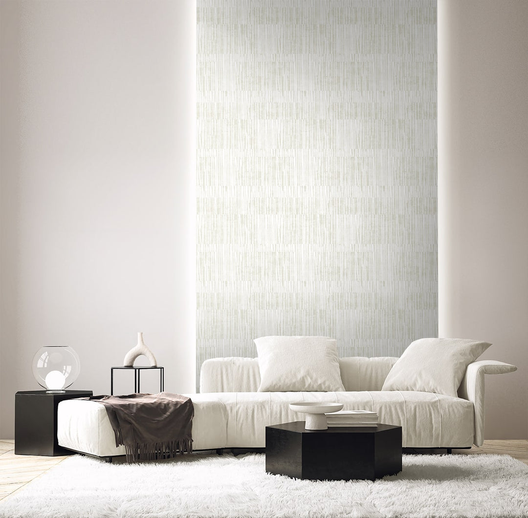 Serapha Lines Plaster EL20005 by Seabrook Designs Designer Wallpaper