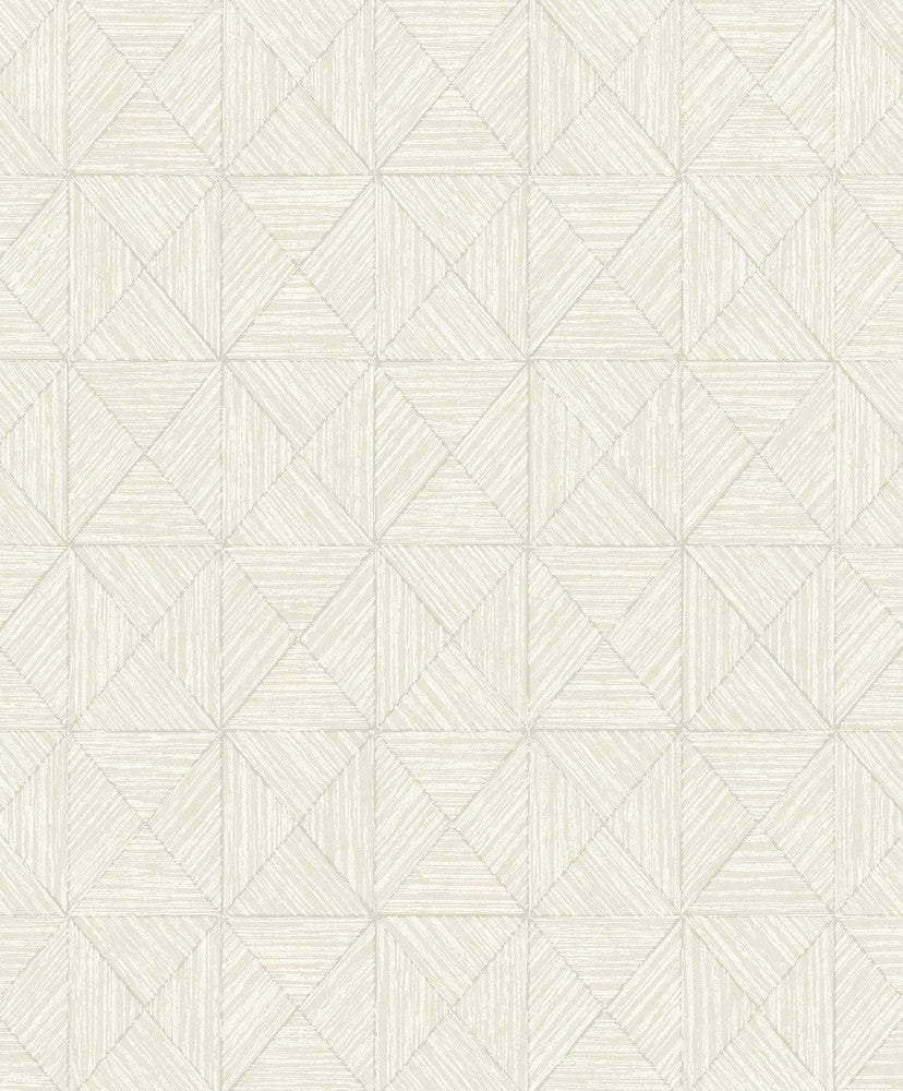 Lunoria Oatmeal by Seabrook Wallpaper Neutral Elements Netherlands 57.5 25.2" 20.9" - Fabric Carolina -