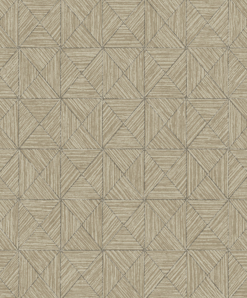 Lunoria Burlap by Seabrook Wallpaper Neutral Elements Netherlands 57.5 25.2" 20.9" - Fabric Carolina -