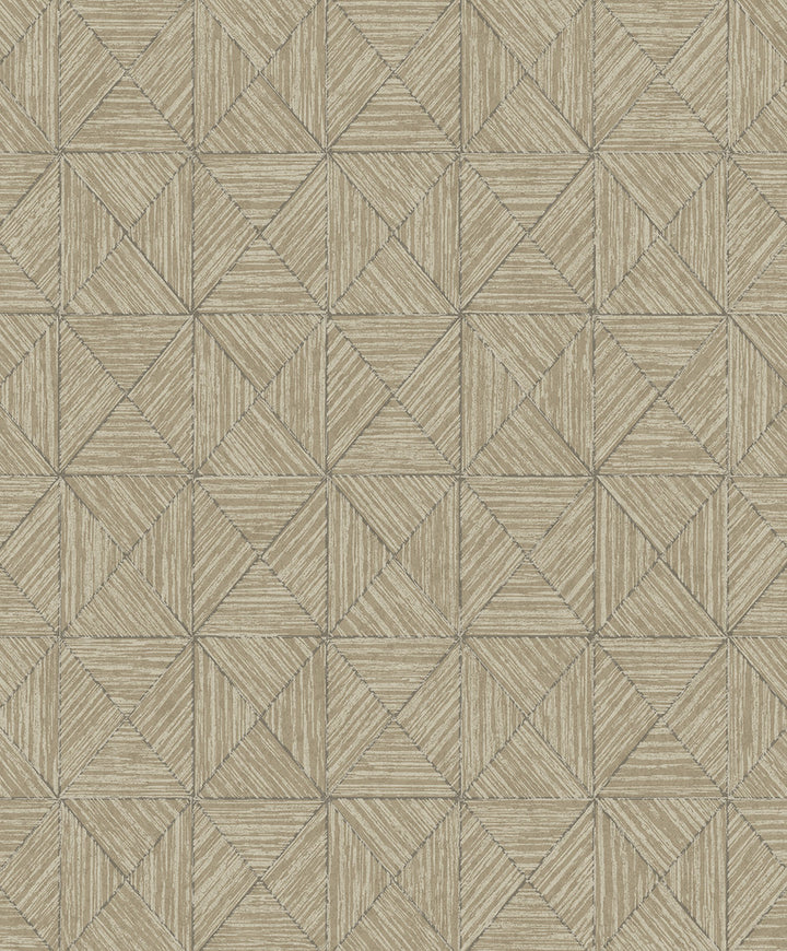 Lunoria Burlap by Seabrook Wallpaper Neutral Elements Netherlands 57.5 25.2" 20.9" - Fabric Carolina -