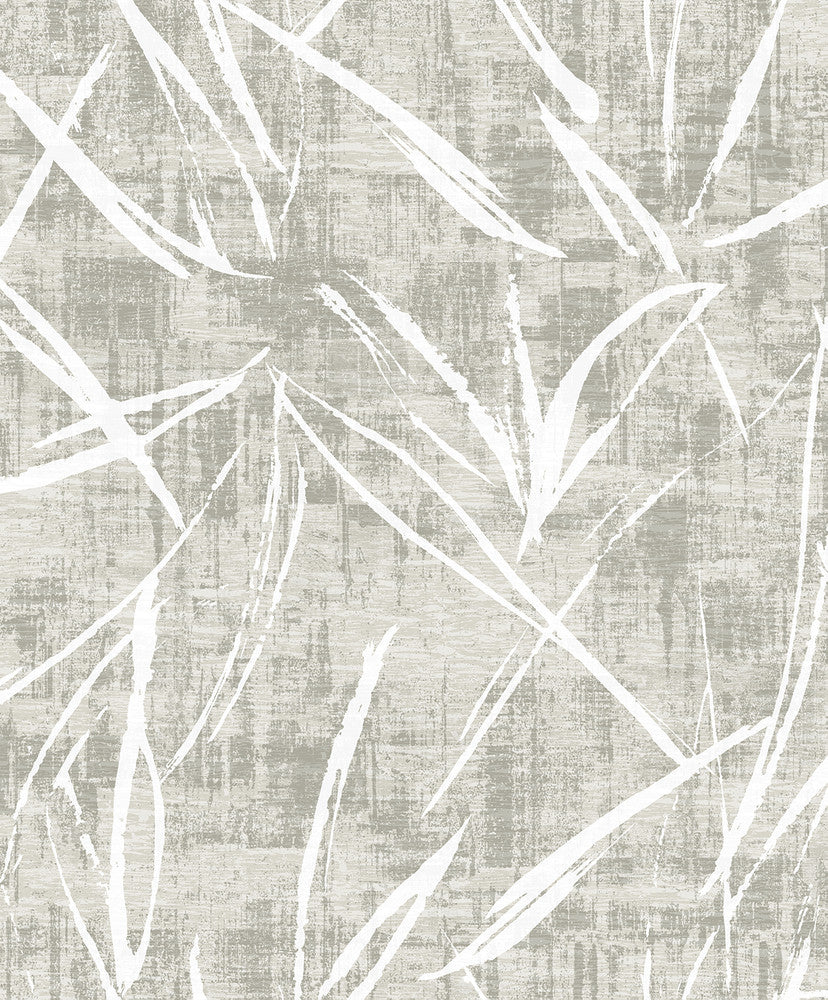 Luneth Winter Gray by Seabrook Wallpaper Neutral Elements Netherlands 57.5 25.2" 20.9" - Fabric Carolina -