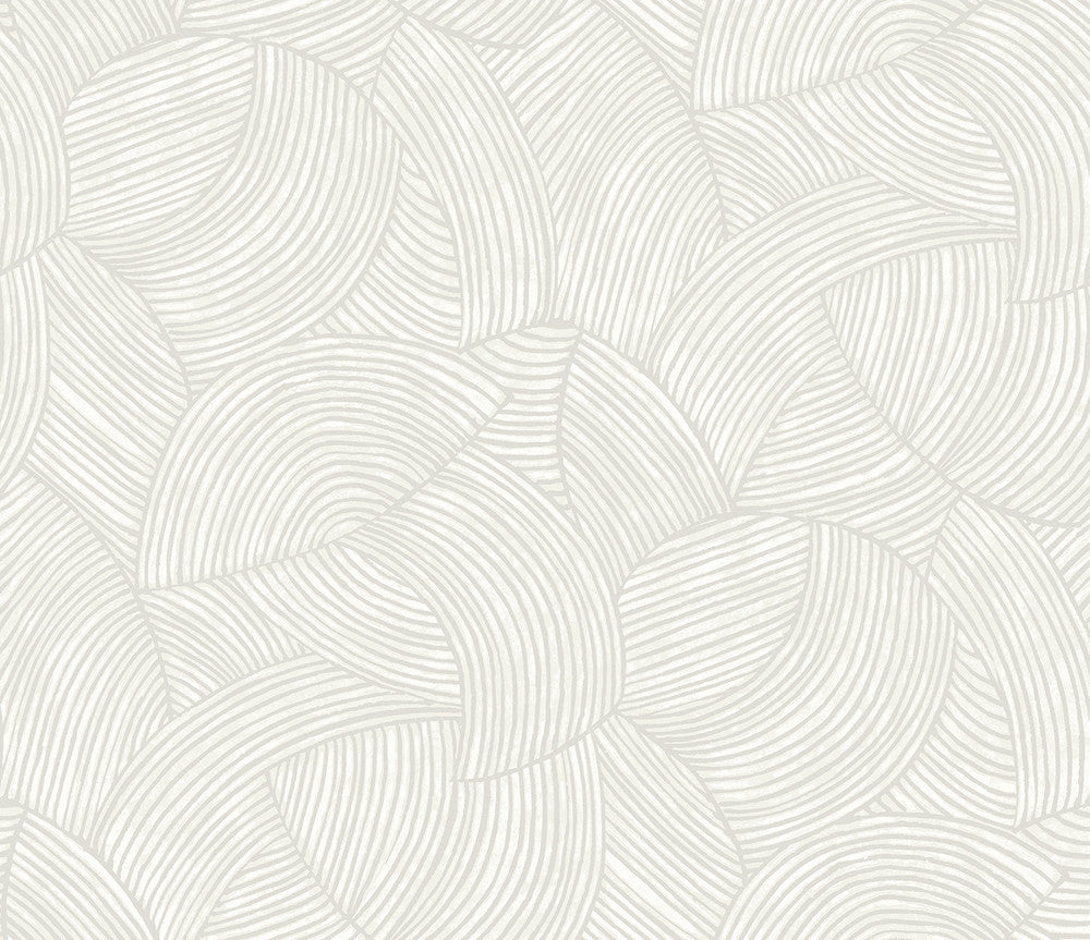 Stellara Vanilla Chai by Seabrook Wallpaper Neutral Elements Netherlands 57.5 18" 20.9" - Fabric Carolina -