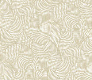 Stellara Champagne with Glass Beads by Seabrook Wallpaper