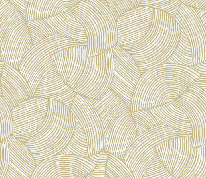 Stellara Honeycomb by Seabrook Wallpaper Neutral Elements Netherlands 57.5 18" 20.9" - Fabric Carolina -