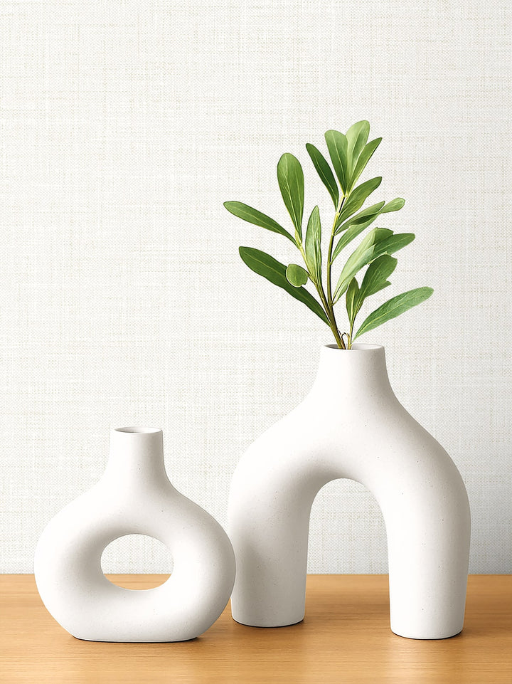Vespia Oat Milk EL21120 by Seabrook Designs Designer Wallpaper