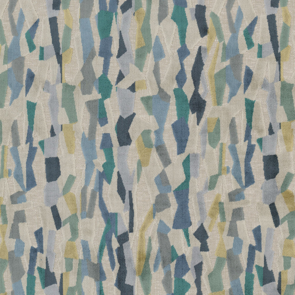 Elbridge 1 Shoreline by Stout Fabric Stout Fabric Elbridge 1 ShorelineFabric Rainbow Library Federal/Baltic 40%Svi 40%Pol 20%Cot India </p><p>Repeat: H: 14, V: 9.5 54 in - Fabric Carolina -