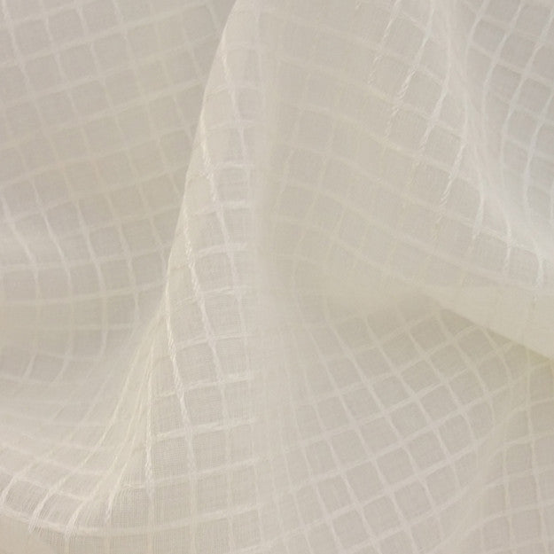 Elise 91J5921 by JF Designer Fabric Sheer Basics Book 100% Polyester Turkey Horizontal: 0.5 and Vertical: 0.5 118 - Swanky Fabrics -