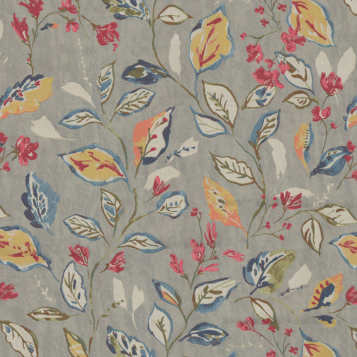 Hazel 74 Sterling by ABBEYSHEA Fabric 100% Polyester China 27,000 Double Rubs (Wyzenbeek) </p><p>Repeat: Horizontal: 27" (10.63 cm) Up the Roll and Vertical: 27" (10.63 cm) Across the Roll 56" (142 cm) - Fabric Carolina -