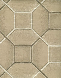 Ella Latte by Norbar Designer Fabric SPLENDOR INDIA 8 3/4"V 9 1/4"H 55 - Swanky Fabrics -