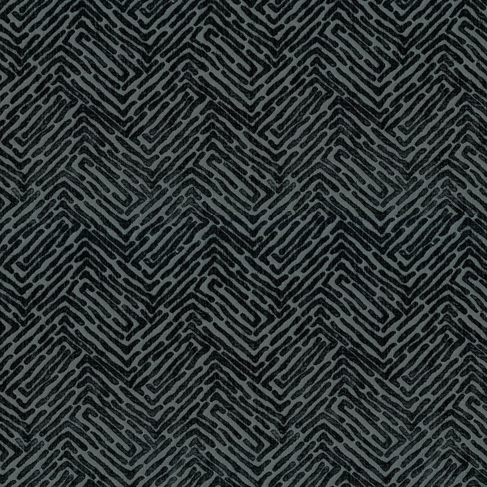 Ellerby 91 Carbon by ABBEYSHEA Designer Fabric CN </p><p>Repeat: Horizontal: and Vertical: - Swanky Fabrics -