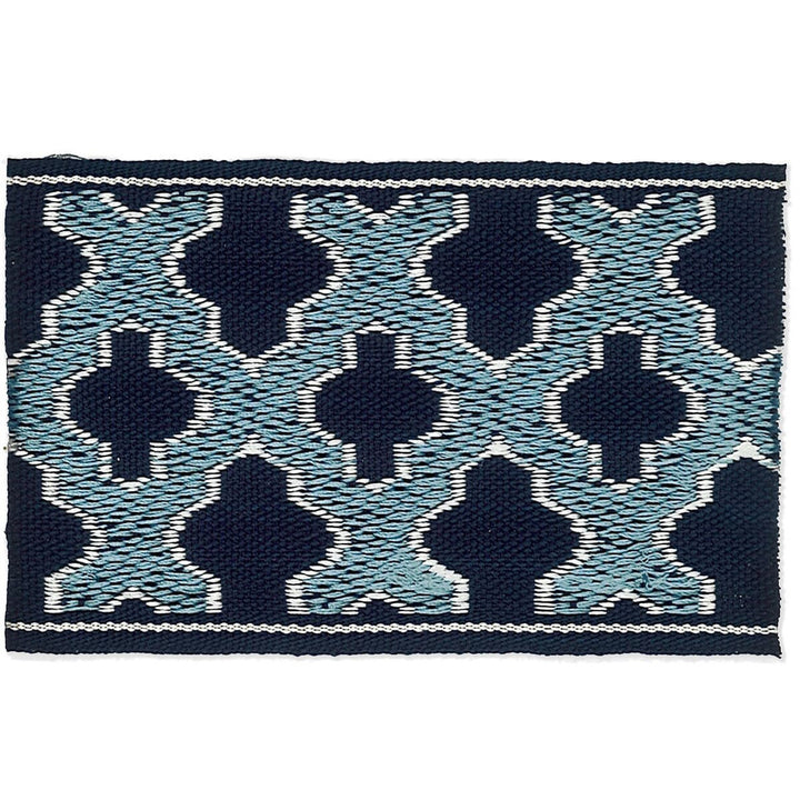 Elusive 1 Navy by Stout Trim HARMONY TRIM 59%SVI 41%POL CHINA Horizontal: 0 and Vertical: 0 2.5 in - Fabric Carolina -