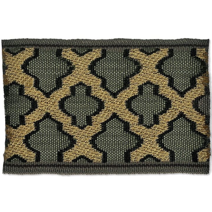 Elusive 3 Zinc by Stout Trim HARMONY TRIM 59%SVI 41%POL CHINA Horizontal: 0 and Vertical: 0 2.5 in - Fabric Carolina -