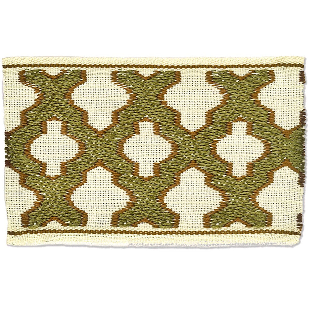 Elusive 4 Cypress by Stout Trim HARMONY TRIM 59%SVI 41%POL CHINA Horizontal: 0.000 and Vertical: 0.000 2.5 in - Fabric Carolina -
