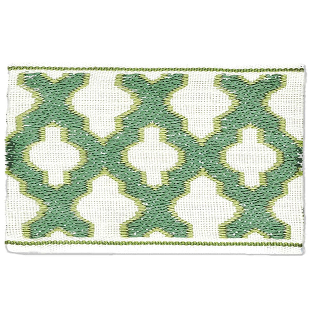 Elusive 5 Aqua by Stout Trim Stout Trim Elusive 5 AquaTrim HARMONY TRIM 59%SVI 41%POL CHINA </p><p>Repeat: H: 0.000, V: 0.000 2.5 in - Fabric Carolina -