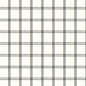Embassy 1 Black/White by Stout Fabric