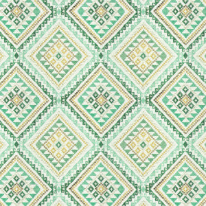 Embellish 4 Aqua by Aoc Fabric