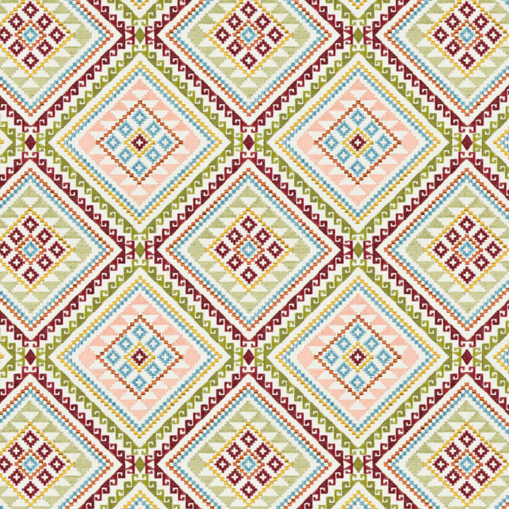 Embellish 5 Springtime by Aoc Fabric RAINBOW LIBRARY BLOSOM/CRANBERRY 100%COT %BEMB INDIA MARTINDALE WEAR TEST (18 000 CIRCULAR RUBS) </p><p>Repeat: 12.625 51.5 in - Fabric Carolina -