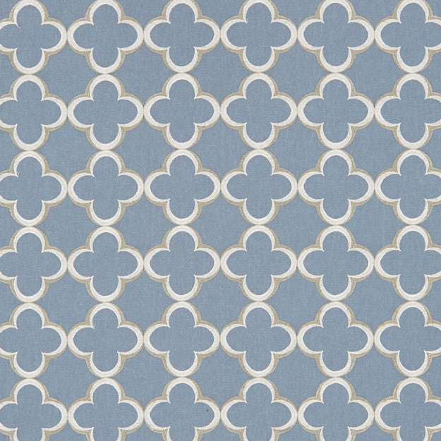 EMBLEM 63J8211 by JF Designer Fabric FELICITY 55% Polyester, 45% Cotton INDIA (see sample) Horizontal: 4.750 and Vertical: 4.750 54.00 - Swanky Fabrics -