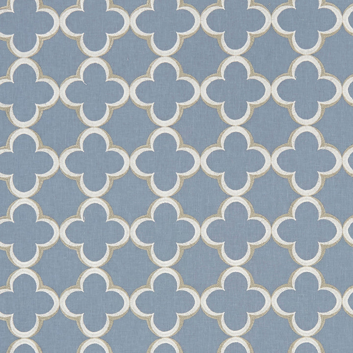 Emblem 63J8211 by JF Designer Fabric Felicity 55% Polyester, 45% Cotton India Horizontal: 4.75 and Vertical: 4.75 54 - Swanky Fabrics -