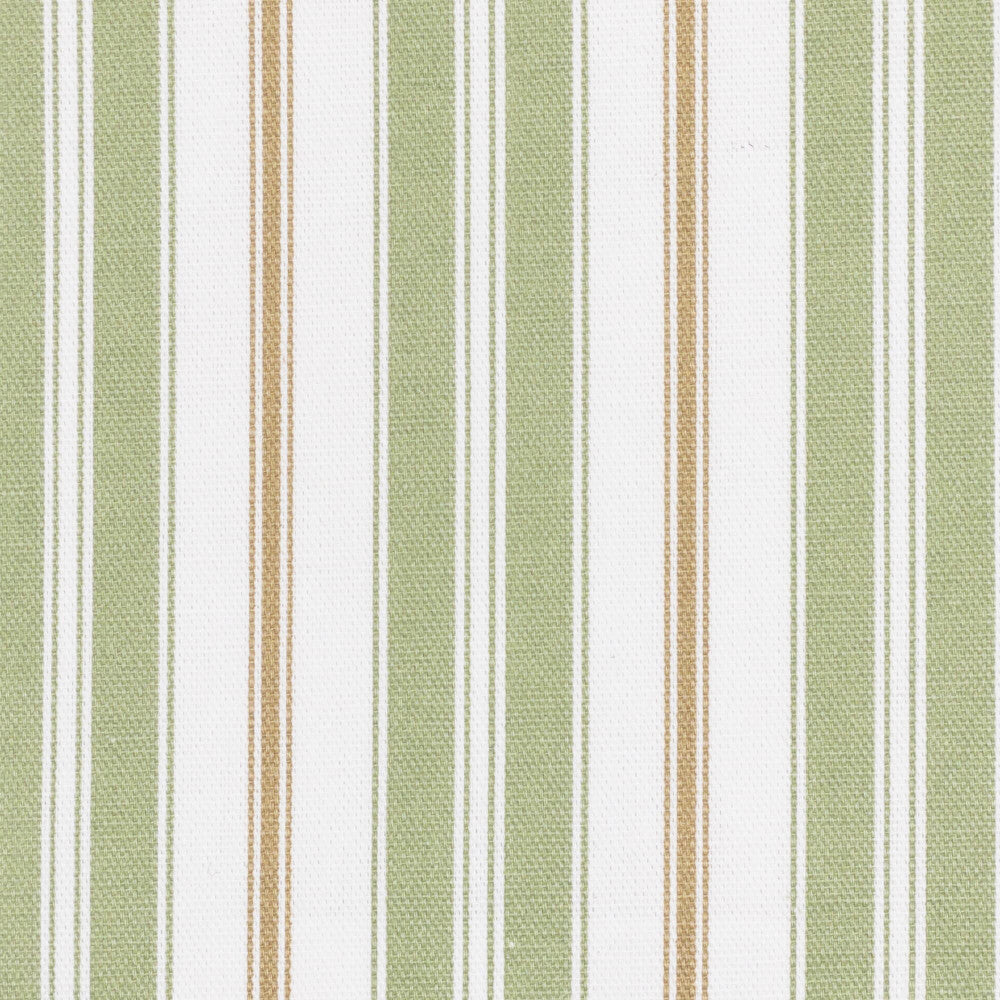 Emerson 1 Dill by Stout Designer Fabric JUST STRIPES SPRINGTIME/MULTI 100%COT PAKISTAN FLAME RETARDANT-N.F.P.A. 701 SMALL SCALE Horizontal: 2.375 and Vertical: 0.000 56.5 in - Swanky Fabrics -