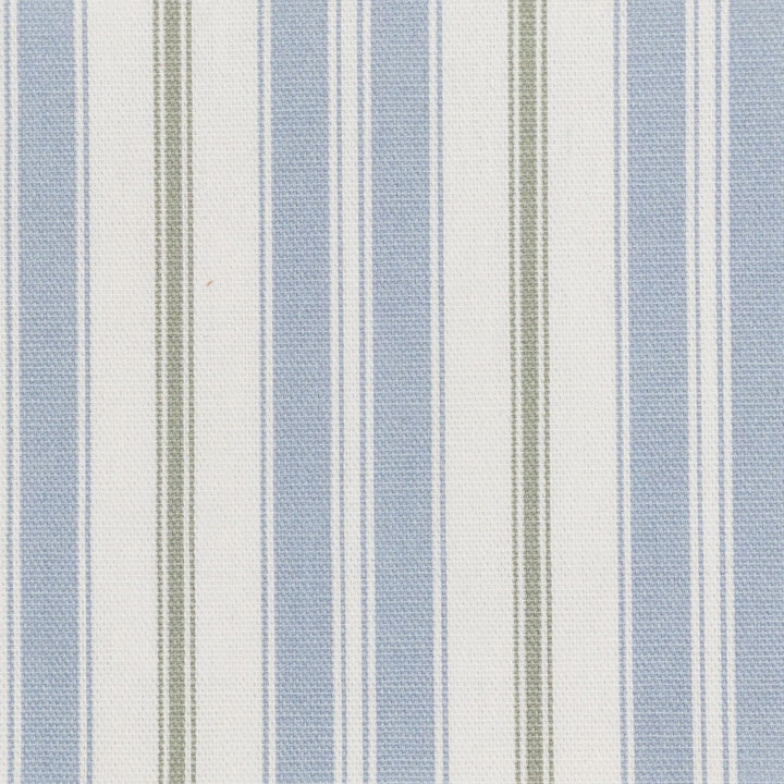 Emerson 2 Chambray by Stout Fabric JUST STRIPES DENIM/SLATE 100%COT PAKISTAN FLAME RETARDANT-N.F.P.A. 701 SMALL SCALE Horizontal: 2.375 and Vertical: 0.000 56.5 in - Fabric Carolina -