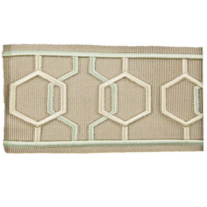 Emily 5 Desert by Stout Designer Trim DISTINCTION TAPES 99%SVI 1%POL CHINA Horizontal: 3 and Vertical: 4 3 in - Swanky Fabrics -