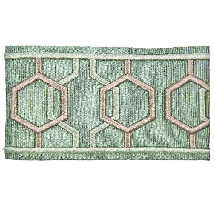 Emily 6 Mineral by Stout Trim Stout Trim Emily 6 MineralTrim DISTINCTION TAPES CHINA </p><p>Repeat: H: 3.000, V: 4.000 3 in - Fabric Carolina -