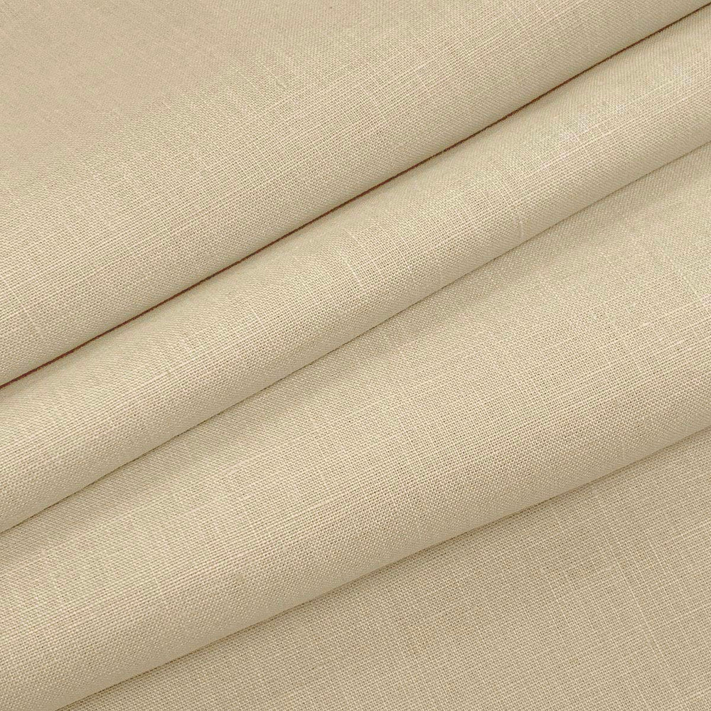 Emma Linen Alabaster by Magnolia Fabric - 100 % Linen India 20000 Horizontal: 0 and Vertical: 0 54" - Fabric Carolina -