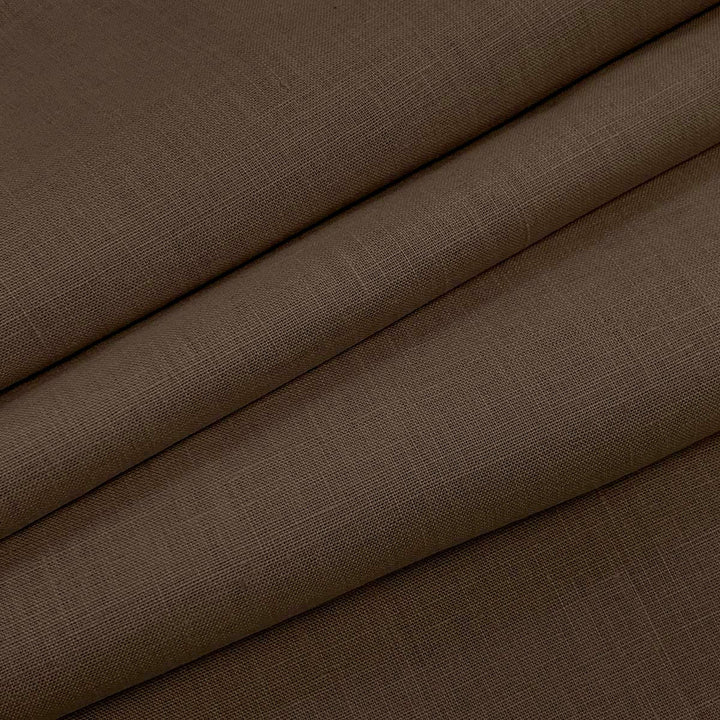 Emma Linen Brown by Magnolia Fabric - 100 % Linen India 20000 Horizontal: 0 and Vertical: 0 54" - Fabric Carolina -