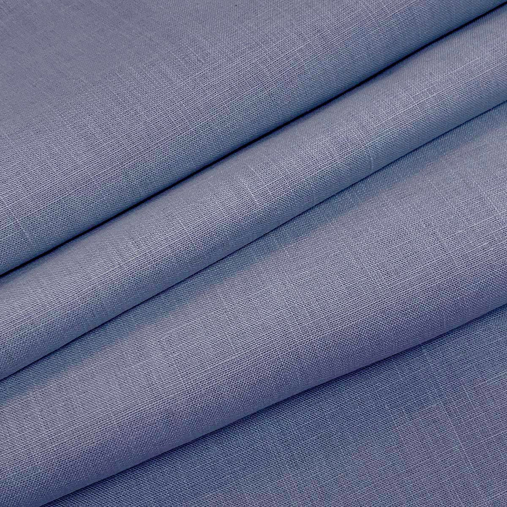 Emma Linen Denim by Magnolia Fabric - 100 % Linen 20000 Horizontal: 0 and Vertical: 0 54" - Fabric Carolina -