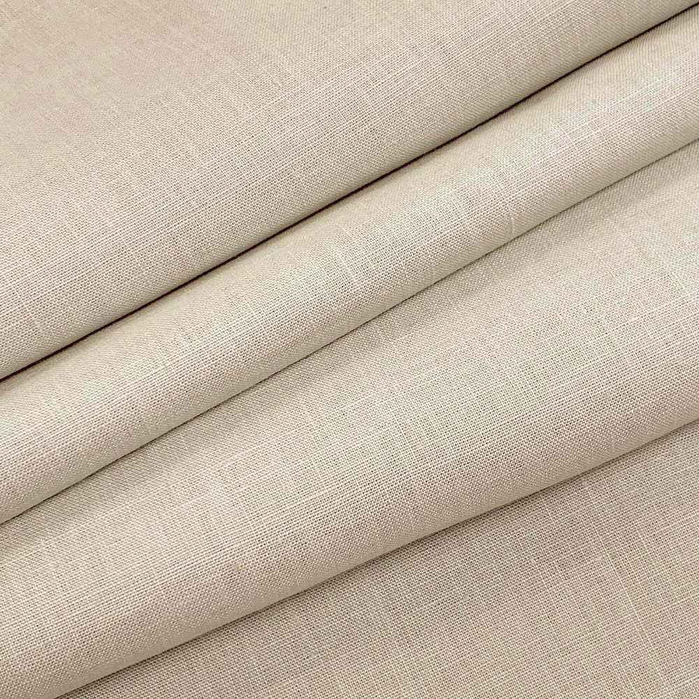 Emma Linen Fawn by Magnolia Fabric - 100 % Linen India 20000 Horizontal: 0 and Vertical: 0 54" - Fabric Carolina -