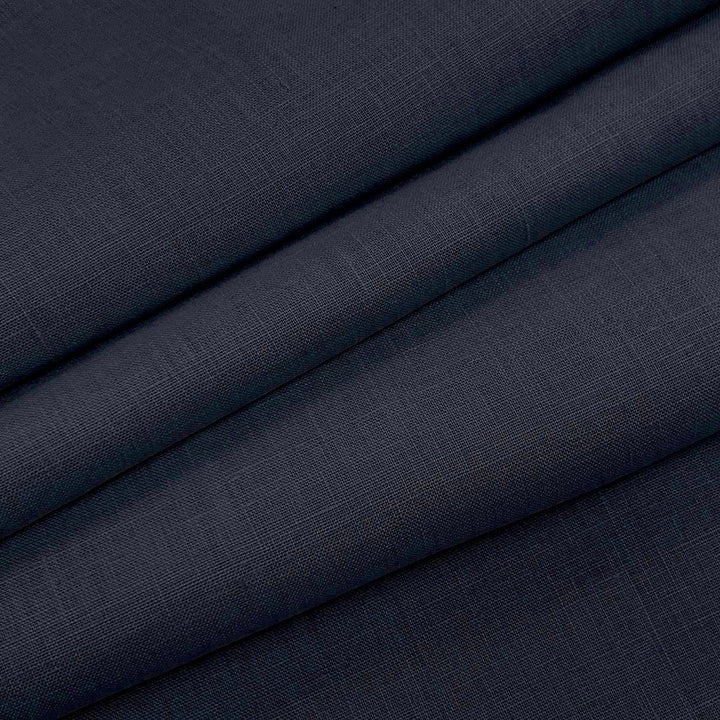 Emma Linen Indigo by Magnolia Fabric - 100 % Linen India 20000 Horizontal: 0 and Vertical: 0 54" - Fabric Carolina -