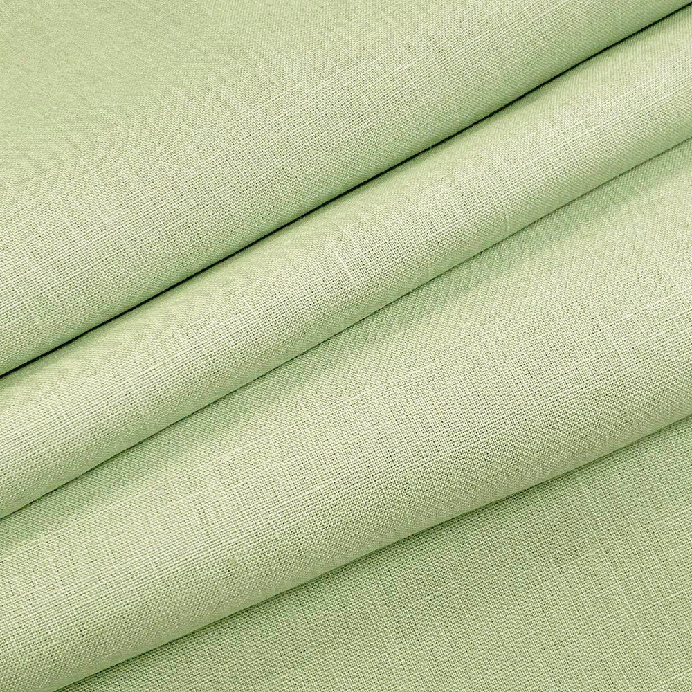 Emma Linen Mint by Magnolia Fabric - 100 % Linen India 20000 Horizontal: 0 and Vertical: 0 54" - Fabric Carolina -