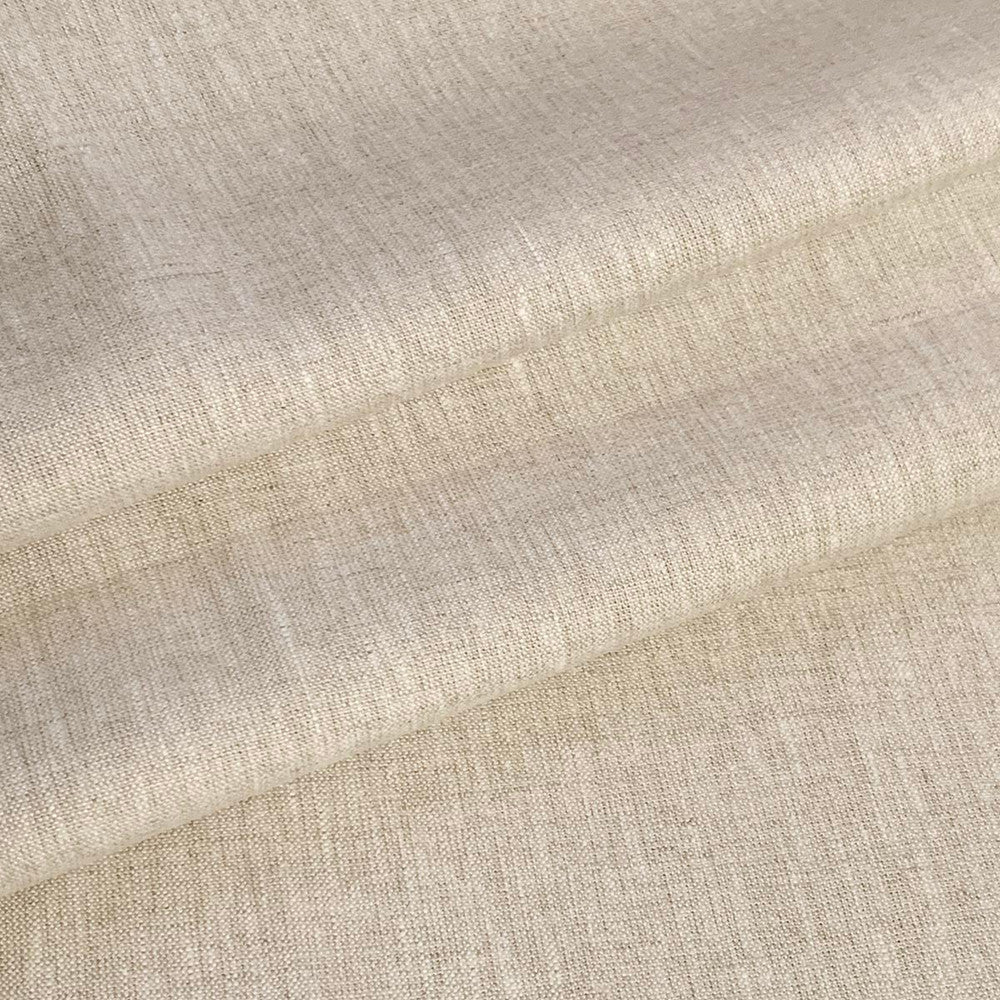 Emma Linen Oatmeal by Magnolia Fabric - 100 % Linen India 20000 Horizontal: 0 and Vertical: 0 54" - Fabric Carolina -