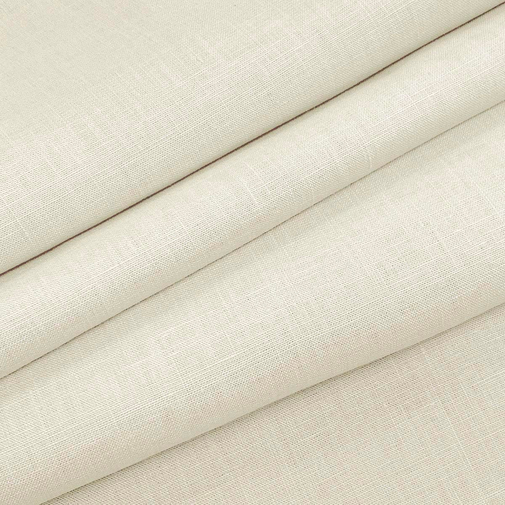 Emma Linen Off White by Magnolia Fabric - 100 % Linen India 20000 Horizontal: 0 and Vertical: 0 54" - Fabric Carolina -