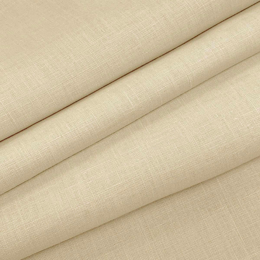 Emma Linen Sand by Magnolia Fabric - 100 % Linen India 20000 Horizontal: 0 and Vertical: 0 54" - Fabric Carolina -