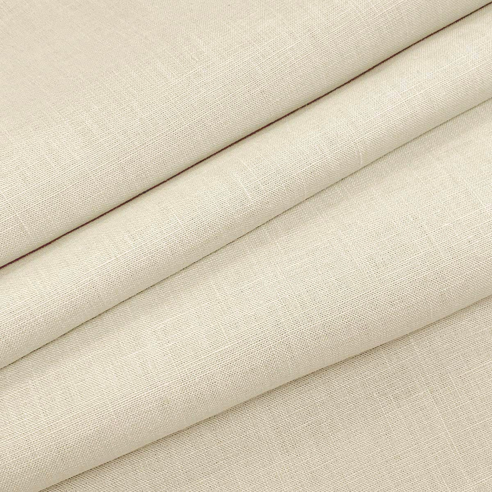 Emma Linen Snow by Magnolia Fabric - 100 % Linen India 20000 Horizontal: 0 and Vertical: 0 54" - Fabric Carolina -