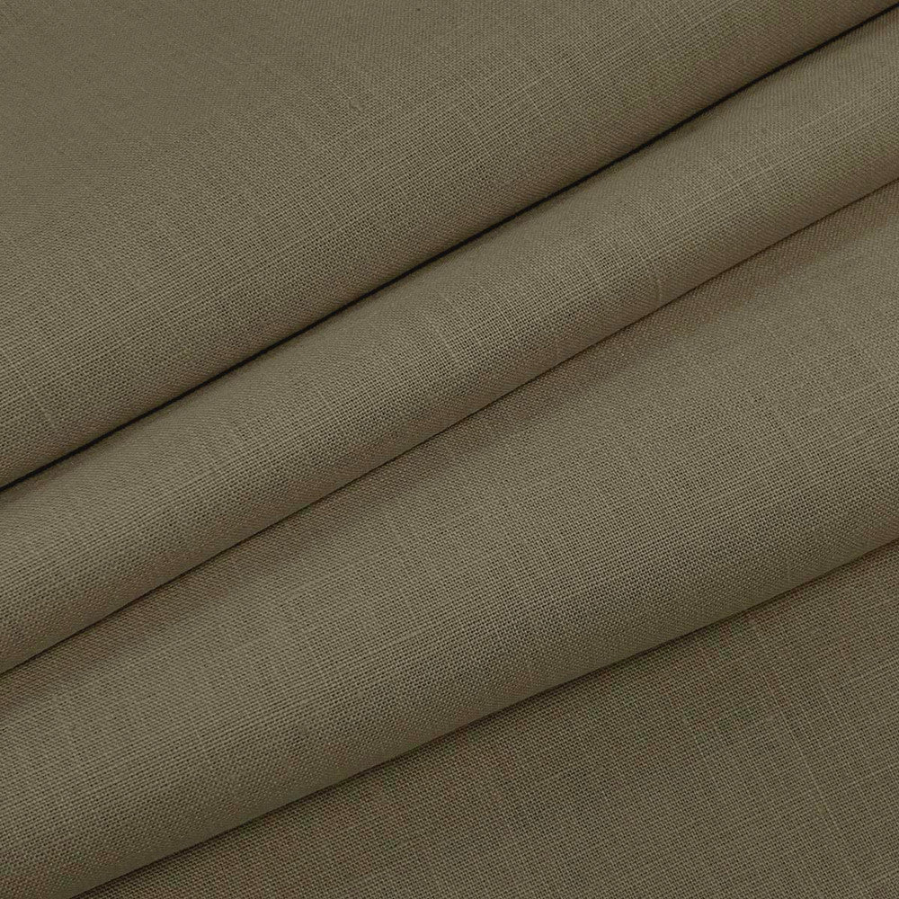 Emma Linen Teak by Magnolia Fabric - 100 % Linen India 20000 Horizontal: 0 and Vertical: 0 54" - Fabric Carolina -